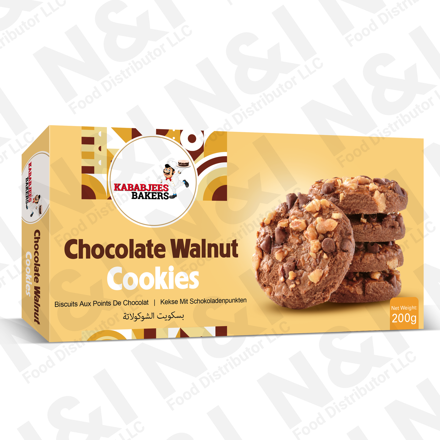 CHOCOLATE WALNUT COOKIES - 200g