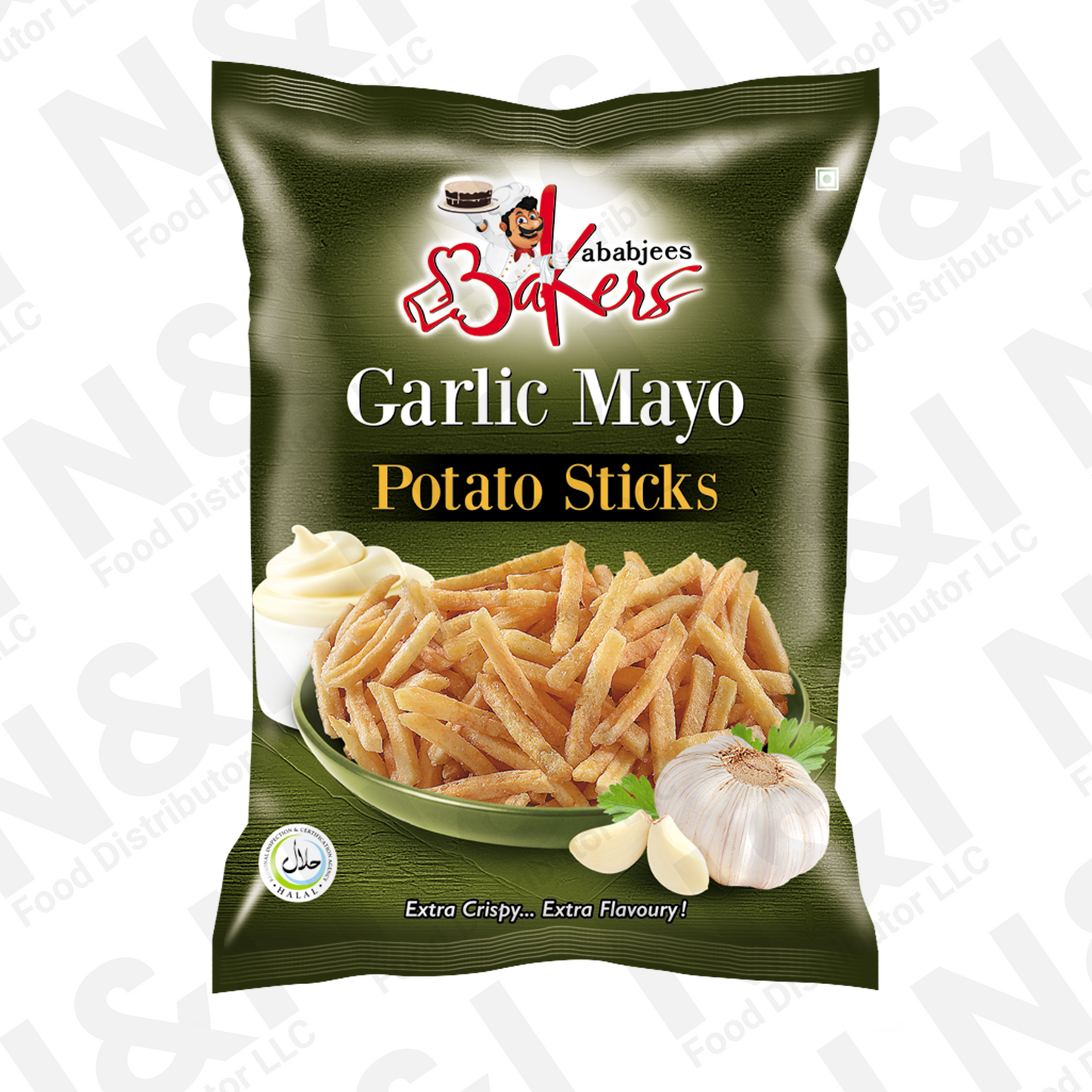 POTATO SLIMS - MAYO GARLIC - 75g