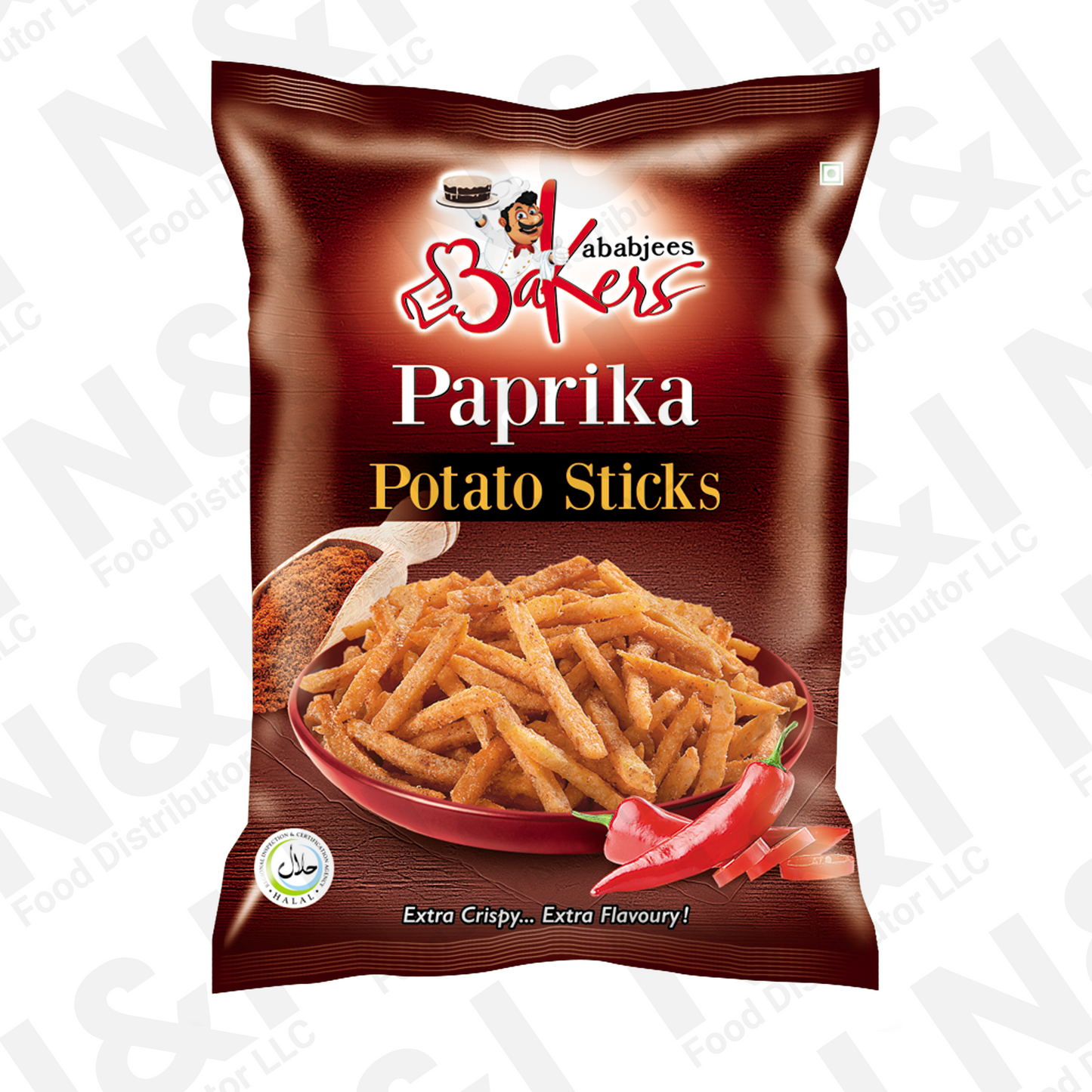 POTATO SLIMS - PAPRIKA - 75g