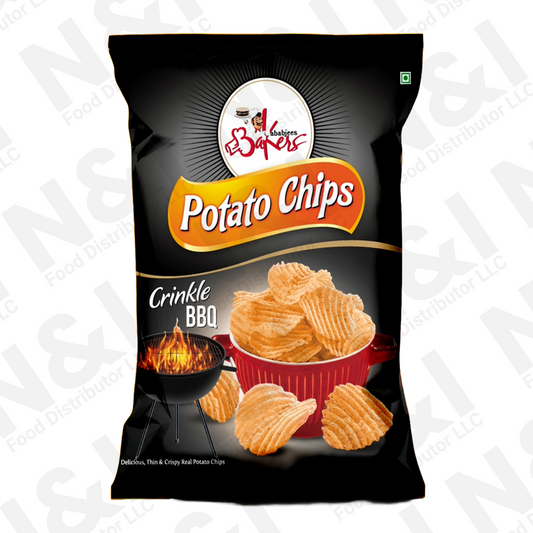 POTATO CHIPS - CRINKLE BBQ - 100g